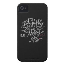 Act Justly. Love Mercy. / Abort73.com iPhone 4 Case-Mate Case