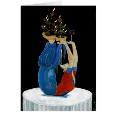 "Act of Balance" Greeting Card by mareen