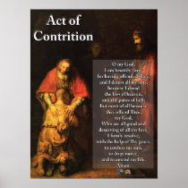 Act of Contrition Posters