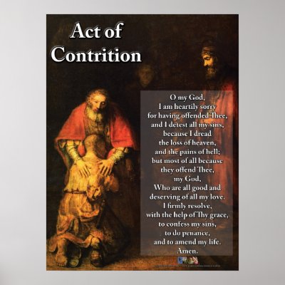 act of contrition  catholic