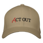 Act Out Embroidered Hat