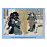 Act ten of the Chushingura by Utagawa, Kuniyasu Uk Cards