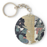Act ten of the Chushingura by Utagawa, Kuniyasu Uk Keychains
