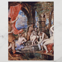Actaeon Surprising Diana When Bathing Flyer