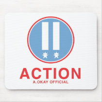 Action A.Okay Official mousepads