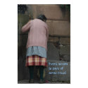 Action and ritual - Poster with Quote posters