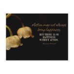 Action Bring Happiness Inspirational Mouse pad Post Card