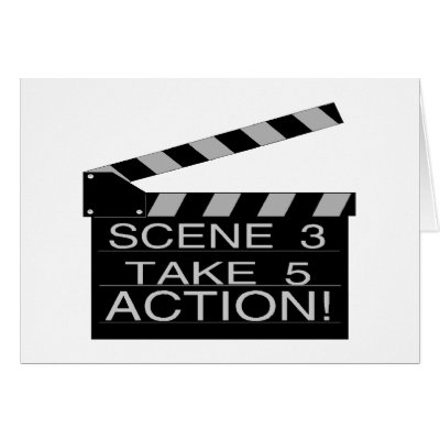 Action Greeting Card by goldnsun