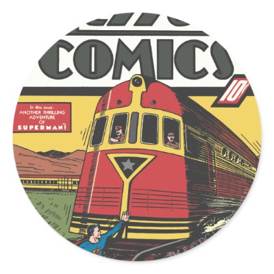 Action Comics - June 1939 stickers