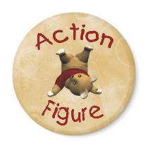 Action Figure Fridge Magnets