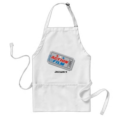 Action Film Movie Ticket Apron by ridgerooms