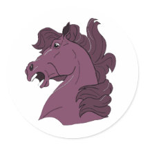 Action Horse Head and Mane stickers
