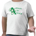 Action in Africa Kids Tee t-shirts