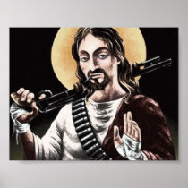 Action Jesus Print