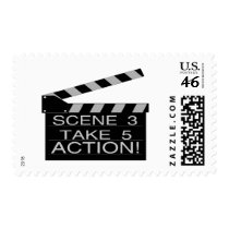 Action Postage Stamps