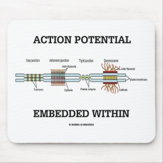 Action Potential Embedded Within (Cell Junctions) mousepad