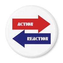 Action-Reaction magnets by thevibemerchants Action-Reaction magnets