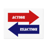 Action-Reaction Postcards
