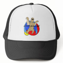 Action Sloth Colored hats by Stellae Action Sloth Colored hats