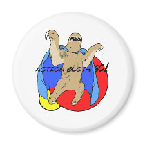 Action Sloth Colored magnets by Stellae Action Sloth Colored magnets