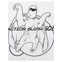Action Sloth, Go! Full Color Flyer