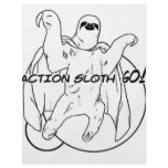 Action Sloth, Go! Full Color Flyer