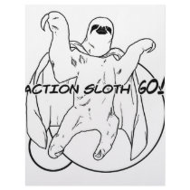 Action Sloth, Go! letterhead by Stellae Action Sloth, Go! letterhead