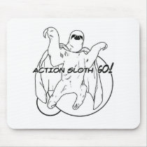 Action Sloth, Go! mousepads