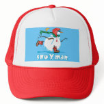 Action Snowman Trucker Hat