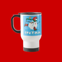 Action Snowman mugs