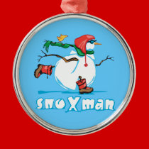 Action Snowman ornaments