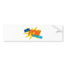 ACTION WORDS BUMPER STICKERS