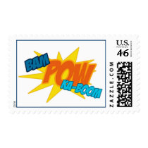 ACTION WORDS POSTAGE STAMPS