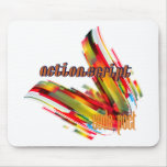 ActionScript- Multicolor Code Swirl Mouse Pads