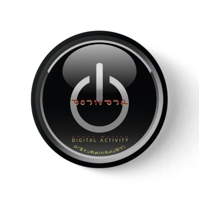 Activate - Black Shiny Button by DisturbingMusic