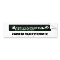 Active Airsoft Bumper Sticker