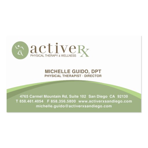 active rx business cards