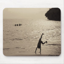active silhouette mouse pads