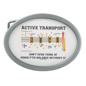 Active Transport Don't Even Think Of Osmolytic Belt Buckle