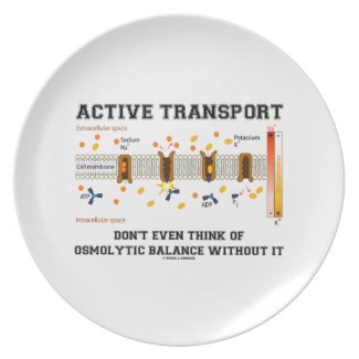 Active Transport Don't Think Of Osmolytic Balance Party Plates