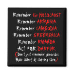 Activism: Don't just remember genocides... magnets