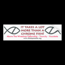 Activist Christian Bumpersticker Template