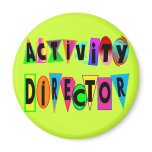 ACTIVITY DIRECTOR FRIDGE MAGNETS