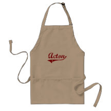 Acton Massachusetts Classic Design Apron