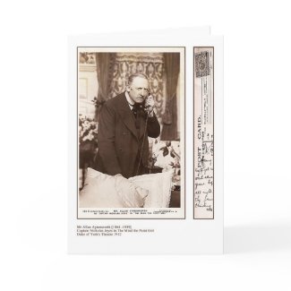 Actor Allan Aynesworth Greeting Card card