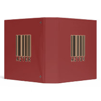 Actor Barcode 3 Ring Binder