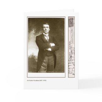Actor Charles Wyndham Greeting Card card