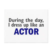 ACTOR During The Day postcards