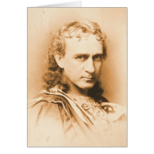 Actor Edwin Booth c1860 Card