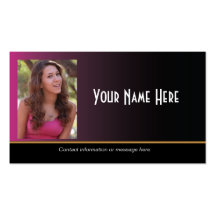 Actor Headshot Business Card